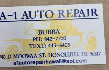 A-1 Auto Repair – Auto repair shop in Honolulu HI