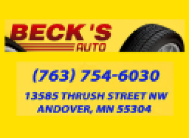 BECK’S AUTO – Auto repair shop in Andover MN