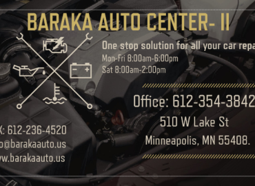 Baraka Auto Center-II – Car repair and maintenance in Minneapolis MN