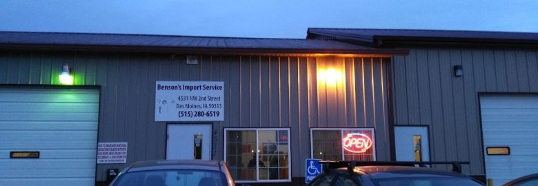 Benson Import Services – Auto repair shop in Des Moines IA