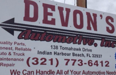 Devon’s Automotive Inc – Auto repair shop in Indian Harbour Beach FL