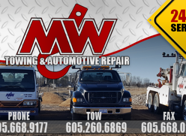 MW Towing & Automotive Services – Towing service in Yankton SD