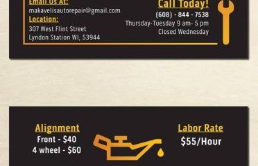 Makaveli Auto Repair L.L.C – Auto repair shop in Lyndon Station WI