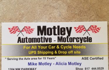 Motley Automotive – Auto repair shop in Azle TX