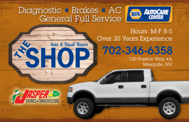 The Shop – Auto repair shop in Mesquite NV
